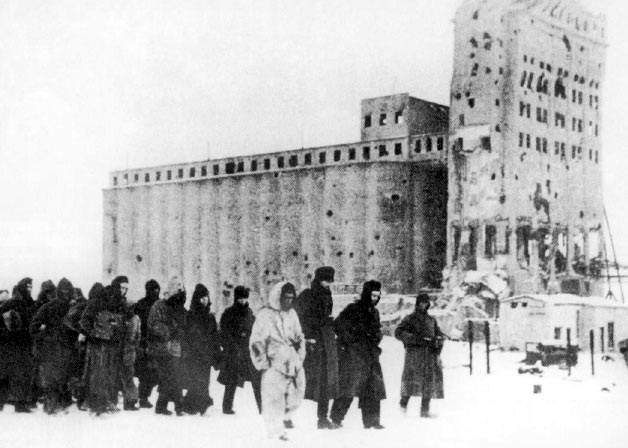 German prisoners of war near Stalingrad in 1943