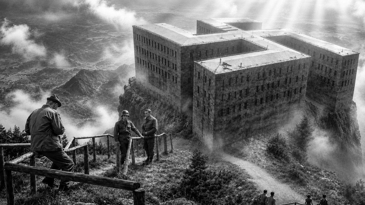 A dramatic historical image associated with the unanswered mysteries of the Second World War